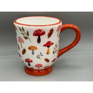 Potter's Studio Whimsical Mushrooms Footed Mug